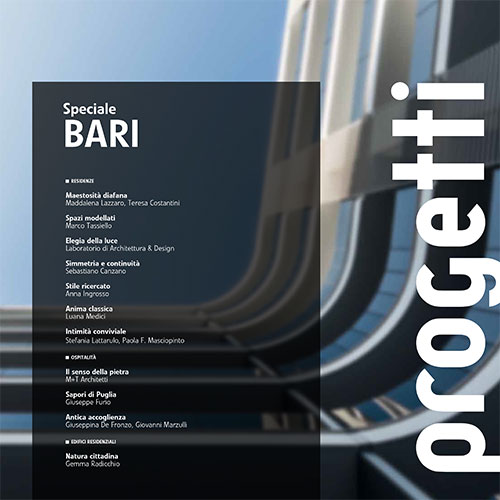 Rivista Progetti_Bari 2018